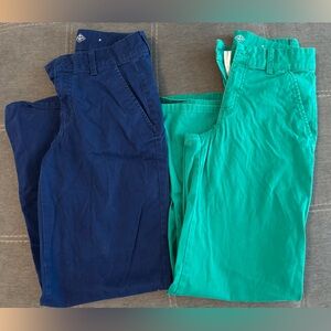 St. John's Bay Wide Leg Pants - Navy & Teal